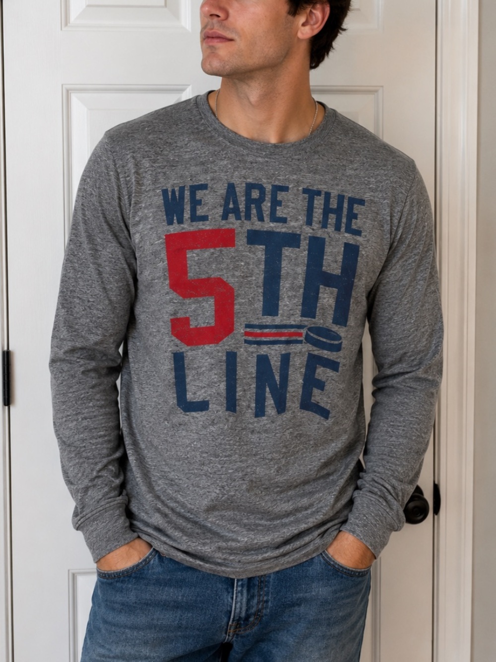 HOMAGE We Are the 5th Line Columbus Hockey Long Sleeve Tshirt 25474
